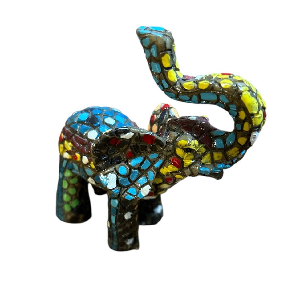 Mosaic Elephant multi color
